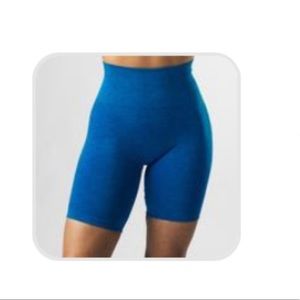 Alphalete Blue Biker Shorts